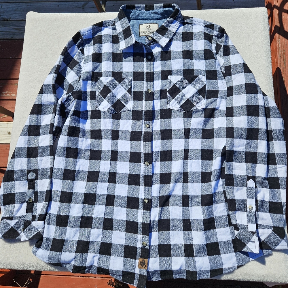 Legendary Whitetails Flannel Shirt Size XXL